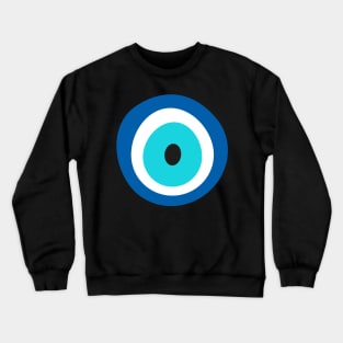 Evil Eye Blue Crewneck Sweatshirt